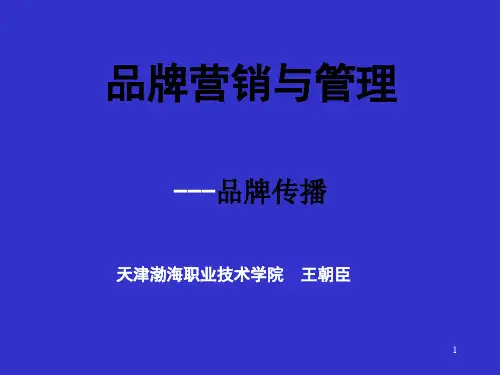 5、品牌传播