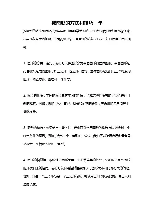 数图形的方法和技巧一年