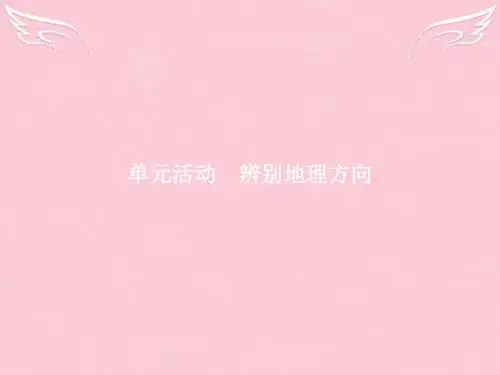 【优化指导】2016-2017学年高中地理 第1单元 从宇宙看地球 单元活动 辨别地理方向课件 鲁教版必修1