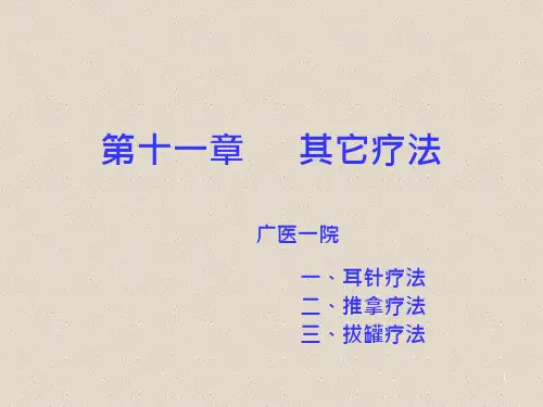 耳针疗法分析ppt课件