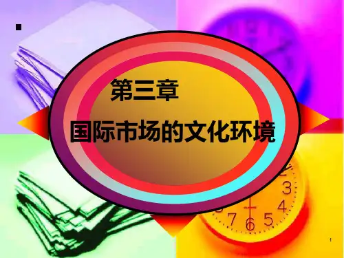 国际市场营销的文化环境PPT课件