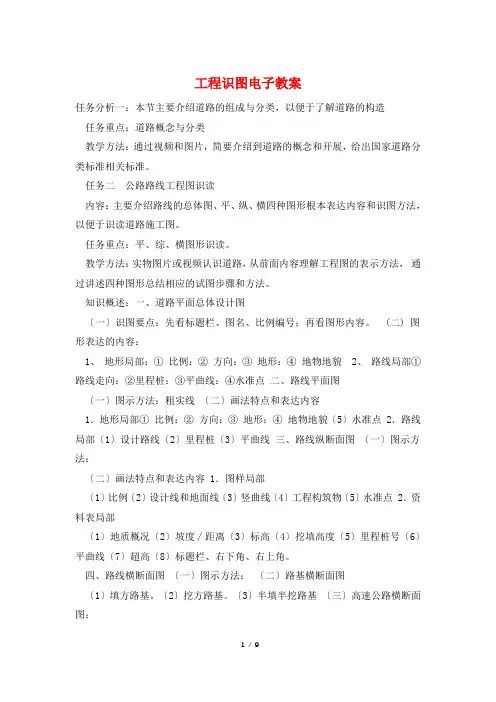 工程识图电子教案