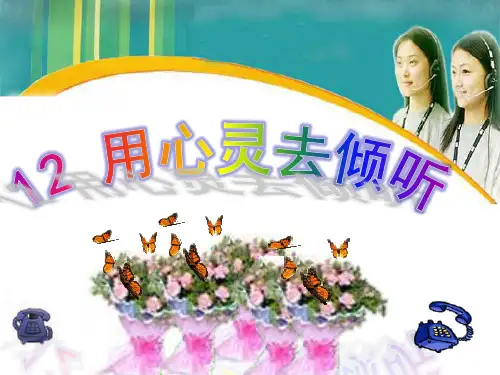 12、用心灵去倾听PPT