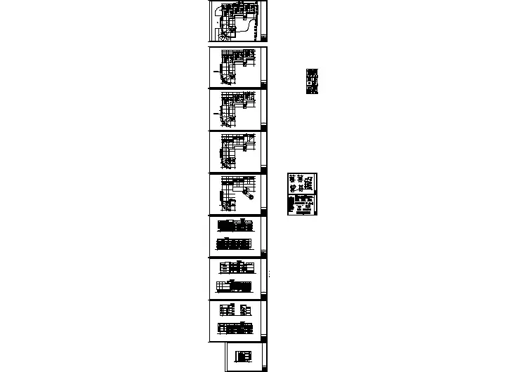 某小区三层框架结构幼儿园建筑设计施工图