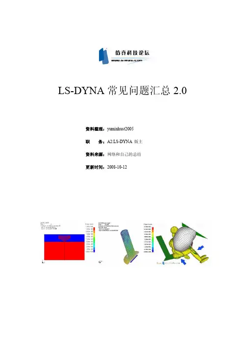 LS-dyna-常见问题汇总2[1].0