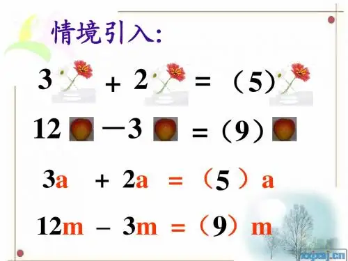 3.4整式的加减预习版