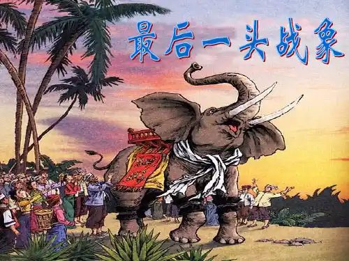 《最后一头战象》ppt(32张)