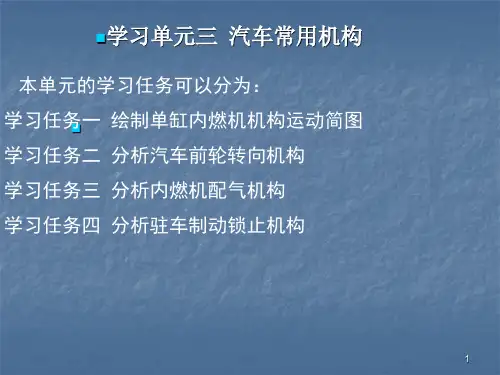 单缸内燃机机构运动简图的绘制ppt课件