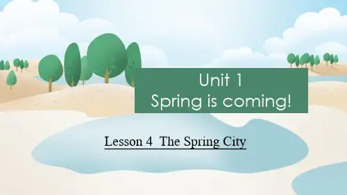 Lesson+4++The+Spring+City 冀教版英语八年级下册