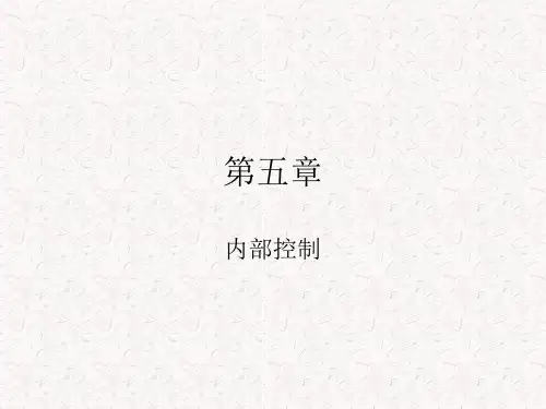 内部控制案例分析(PPT 52页)