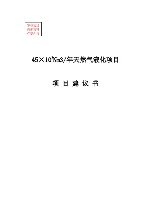 32万吨液化天然气(LNG)工厂项目可行性研究报告_(1)