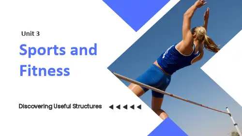 Unit 3 Sports and fitness Discovering课件 新人教版必修一