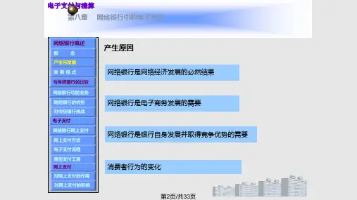 网络银行中的电子支付