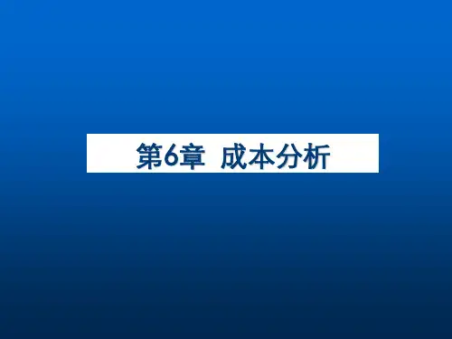 经济学成本分析