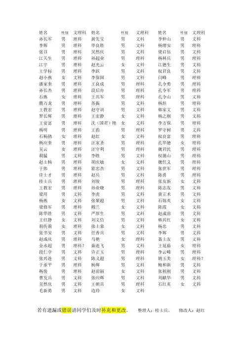 93界同学名单