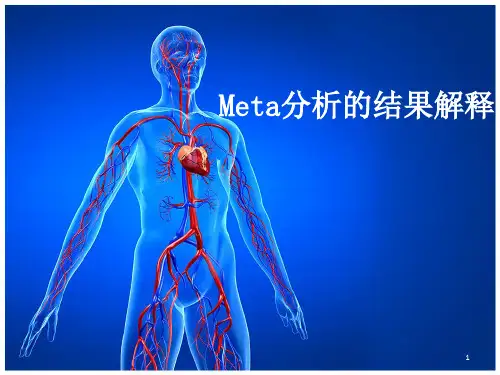 Meta分析的结果解释ppt课件