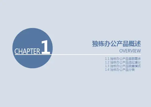 独栋办公产品设计导则