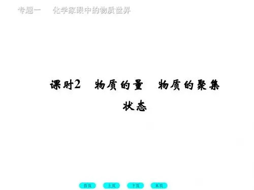化学家眼中的物质世界ppt7 苏教版1