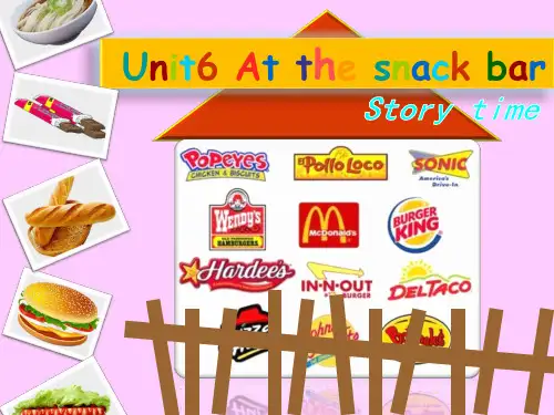 四年级英语上册课件-Unit 6 At the snack bar（Story time）（11）-译林版