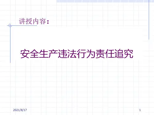 《安全生产法》PPT课件