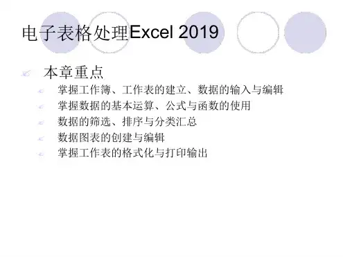 Excel2003学习课件