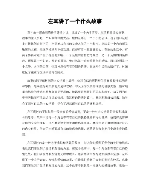 左耳讲了一个什么故事