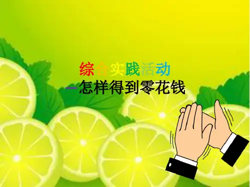 如何使用零花钱 综合实践活动