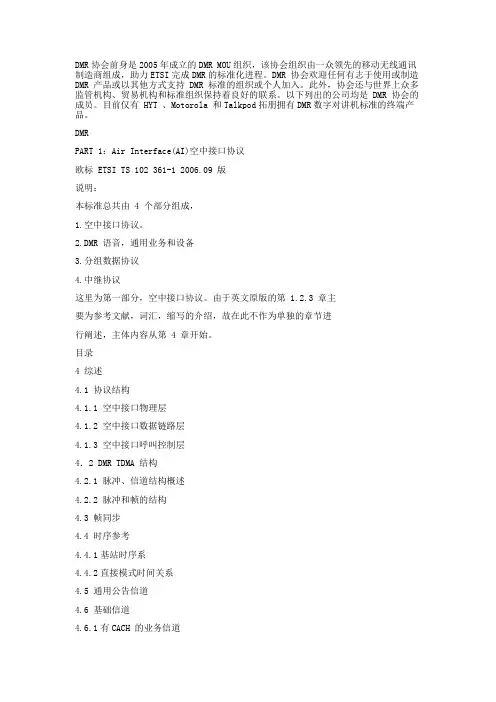 DMR数字对讲机中文版