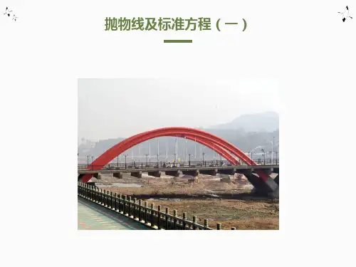 抛物线定义及标准方程