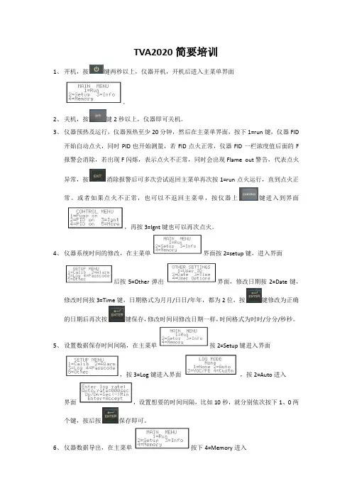 TVA2020培训