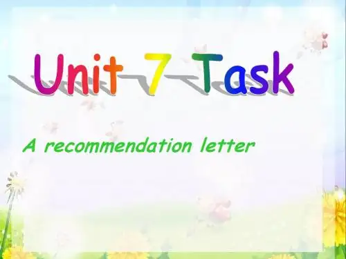 2014江苏译林牛津英语七年级下Unit 7 Abilities Task 课件