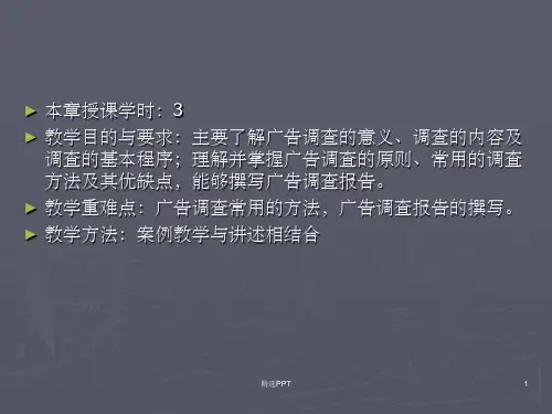 《广告调查》PPT课件