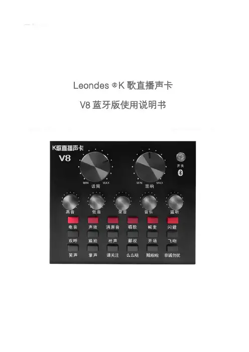 V8说明书