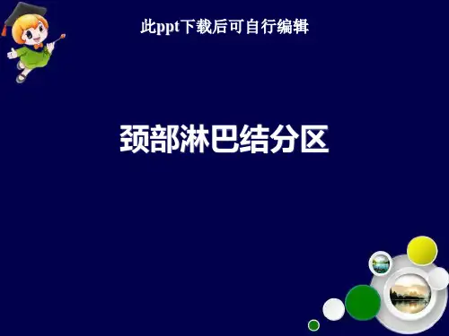 颈部淋巴结分区ppt课件