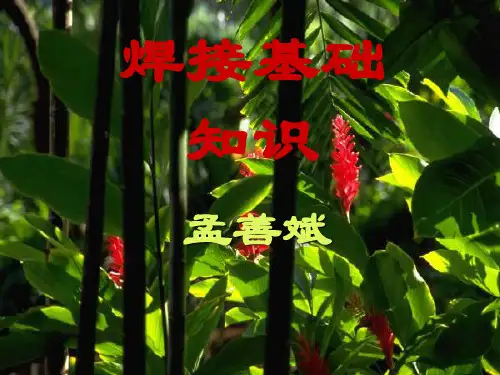 第二节  焊接接头、坡口和焊缝