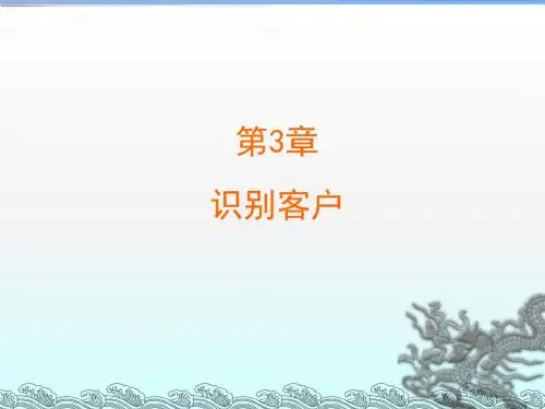 第3章 识别客户