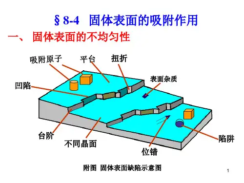 物理化学(第五版) 演示文稿8-4 固体表面的吸附作用