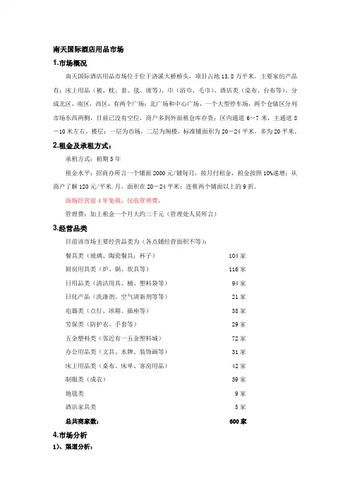 南天国际酒店用品市..