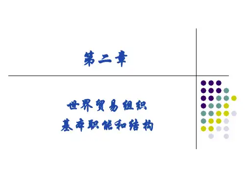 2 世界贸易组织基本职能和结构[16页]