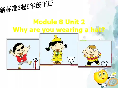 外研版(三起)-英语-六年级下册-Module 8 Unit 2 Why are you wearing a hat. 优秀课件