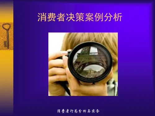 消费者行为学的三种决策