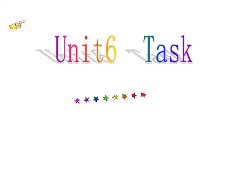 牛津译林八年级上册Unit6 Task(共15张PPT)
