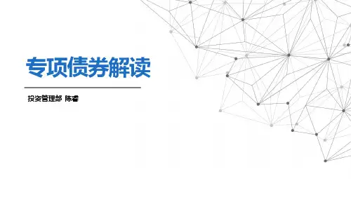 专项债券解读