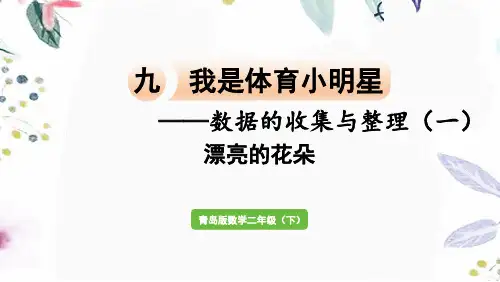 青岛版数学二年级(下册)我是体育小明星——数据的收集与整理(一)漂亮的花朵