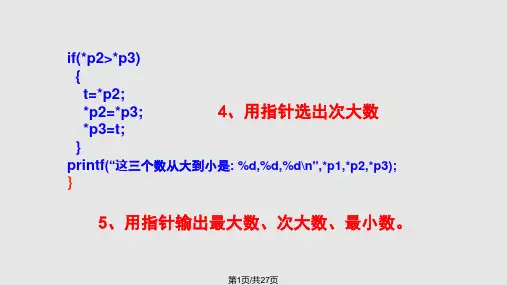 c语言入门PPT课件