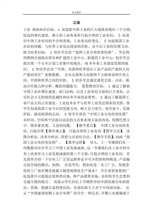 优品课件之工业