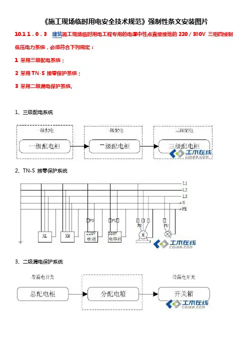 施工现场临时用电安全技术规范图解