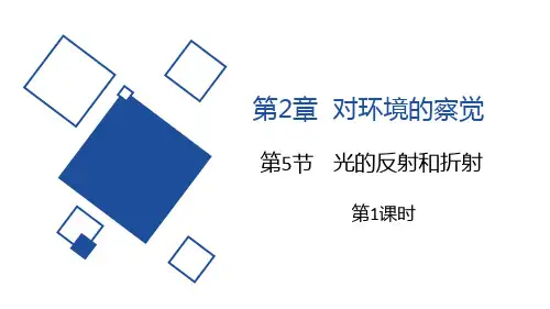 浙教版七年级科学下册《光的反射和折射》PPT课件