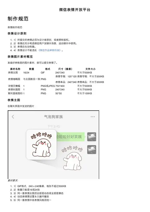 微信表情开放平台