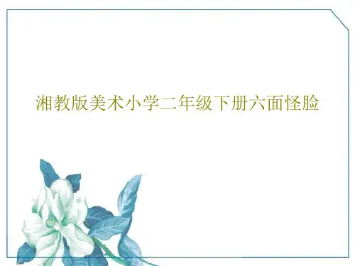 湘教版美术小学二年级下册六面怪脸PPT文档38页